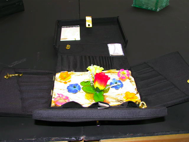A box made by an automobile upholsterer.