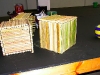 Boxes made from popular reeds which are made into baskets, furniture & other items.
