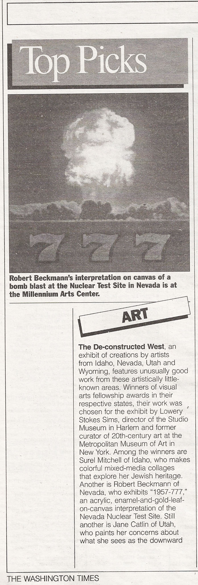 The De-Constructed West- 2002